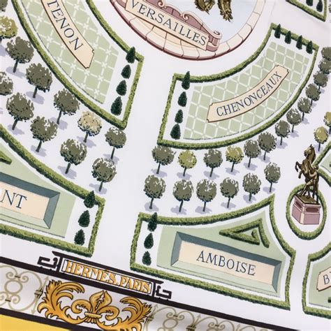 Les Jardins de Versailles Hermes Carre by Christiane Vauzelles